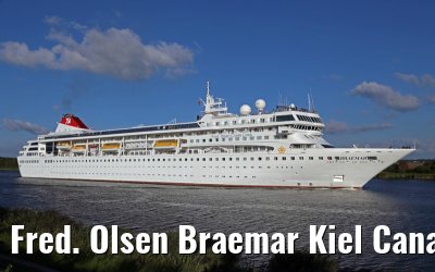 Fred. Olsen Braemar Kiel Canal transit 11. September 2014