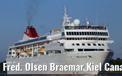 Fred. Olsen Braemar Kiel Canal transit 11. September 2014