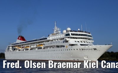 Fred. Olsen Braemar Kiel Canal transit 11. September 2014