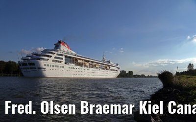 Fred. Olsen Braemar Kiel Canal transit 11. September 2014