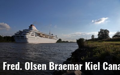Fred. Olsen Braemar Kiel Canal transit 11. September 2014