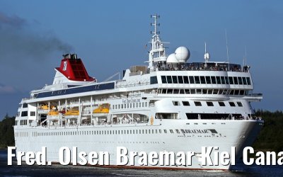 Fred. Olsen Braemar Kiel Canal transit 11. September 2014