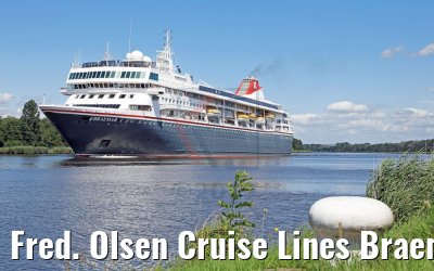 Fred. Olsen Cruise Lines Braemar NOK transit 21.07.2017