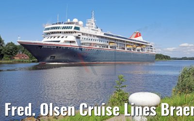 Fred. Olsen Cruise Lines Braemar NOK transit 21.07.2017