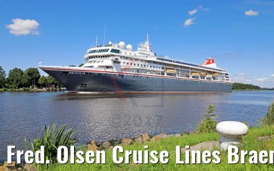 Fred. Olsen Cruise Lines Braemar NOK transit 21.07.2017
