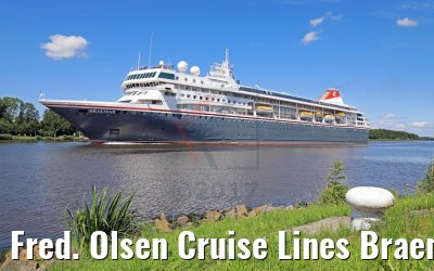Fred. Olsen Cruise Lines Braemar NOK transit 21.07.2017
