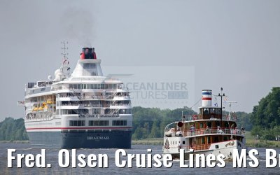 Fred. Olsen Cruise Lines MS Braemar 02.06.2016 Kiel Canal