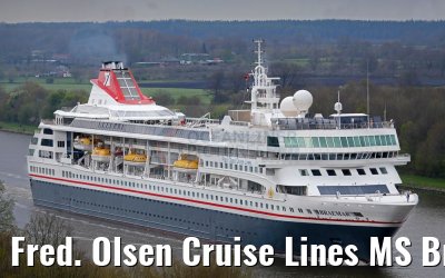 Fred. Olsen Cruise Lines MS Braemar 30.04.2016 Kiel Canal