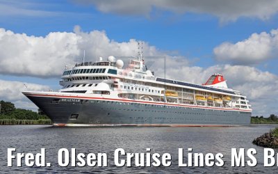 Fred. Olsen Cruise Lines MS Braemar Kiel Canal 21.07.2017
