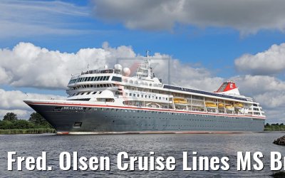 Fred. Olsen Cruise Lines MS Braemar Kiel Canal 21.07.2017