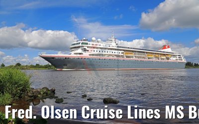 Fred. Olsen Cruise Lines MS Braemar Kiel Canal 21.07.2017