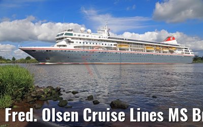 Fred. Olsen Cruise Lines MS Braemar Kiel Canal 21.07.2017