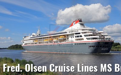 Fred. Olsen Cruise Lines MS Braemar Kiel Canal 21.07.2017