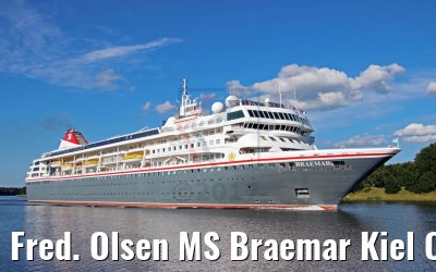 Fred. Olsen MS Braemar Kiel Canal transit 06.07.2017 Photo: K. Kaulfuss