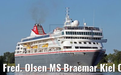Fred. Olsen MS Braemar Kiel Canal transit 06.07.2017 Photo: K. Kaulfuss