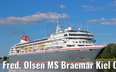 Fred. Olsen MS Braemar Kiel Canal transit 06.07.2017 Photo: K. Kaulfuss