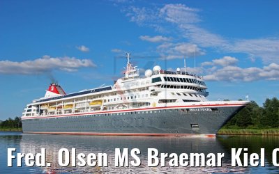 Fred. Olsen MS Braemar Kiel Canal transit 06.07.2017 Photo: K. Kaulfuss
