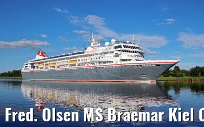 Fred. Olsen MS Braemar Kiel Canal transit 06.07.2017 Photo: K. Kaulfuss