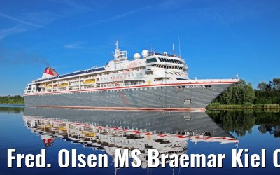 Fred. Olsen MS Braemar Kiel Canal transit 06.07.2017 Photo: K. Kaulfuss