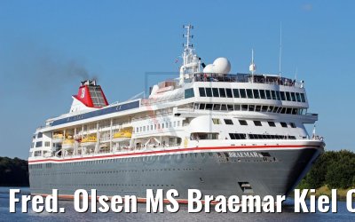 Fred. Olsen MS Braemar Kiel Canal transit 06.07.2017 Photo: K. Kaulfuss