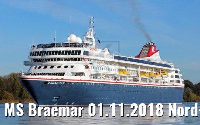 MS Braemar 01.11.2018 Nord-Ostsee-Kanal Passage (K.Kaufuss)