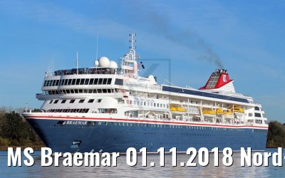 MS Braemar 01.11.2018 Nord-Ostsee-Kanal Passage (K.Kaufuss)