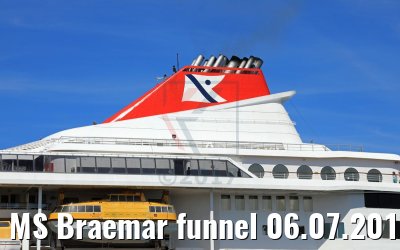 MS Braemar funnel 06.07.2017