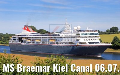 MS Braemar Kiel Canal 06.07.2017
