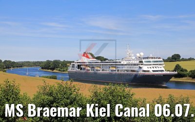 MS Braemar Kiel Canal 06.07.2017