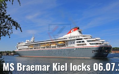 MS Braemar Kiel locks 06.07.2017
