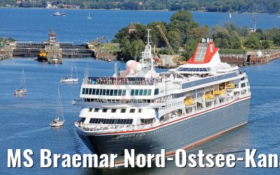 MS Braemar Nord-Ostsee-Kanal 06.07.2017