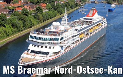 MS Braemar Nord-Ostsee-Kanal 06.07.2017
