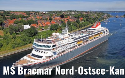 MS Braemar Nord-Ostsee-Kanal 06.07.2017