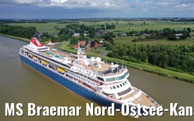 MS Braemar Nord-Ostsee-Kanal 07.07.2019