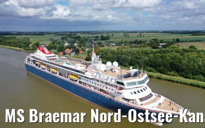MS Braemar Nord-Ostsee-Kanal 07.07.2019