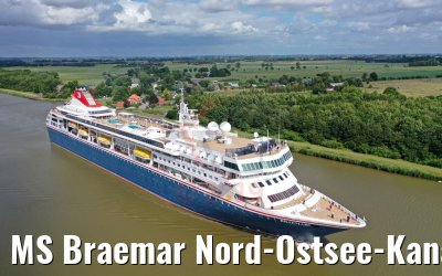 MS Braemar Nord-Ostsee-Kanal 07.07.2019