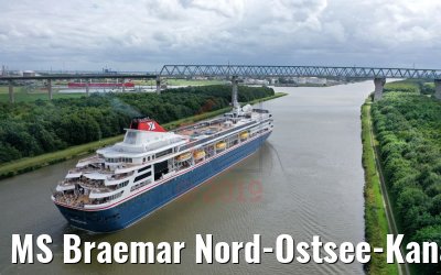 MS Braemar Nord-Ostsee-Kanal 07.07.2019