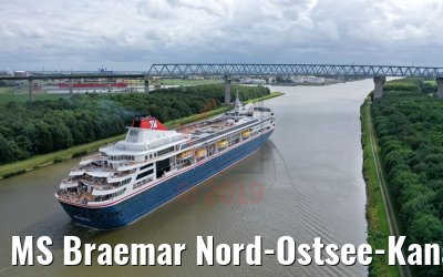 MS Braemar Nord-Ostsee-Kanal 07.07.2019