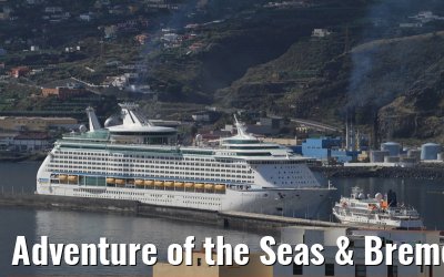 Adventure of the Seas & Bremen - La Palma 24th October 2011