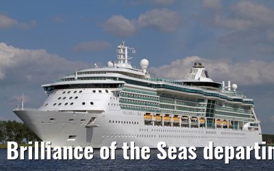 Brilliance of the Seas departing Amsterdam - June 02, 2012
