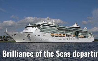 Brilliance of the Seas departing Amsterdam - June 02, 2012