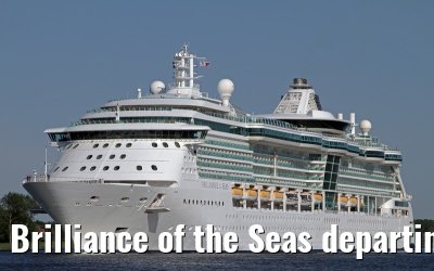 Brilliance of the Seas departing Amsterdam - May 26, 2012