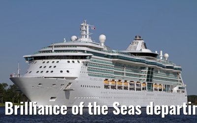 Brilliance of the Seas departing Amsterdam - May 26, 2012