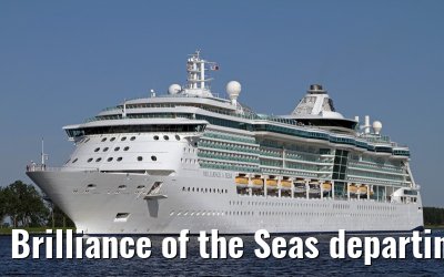 Brilliance of the Seas departing Amsterdam - May 26, 2012