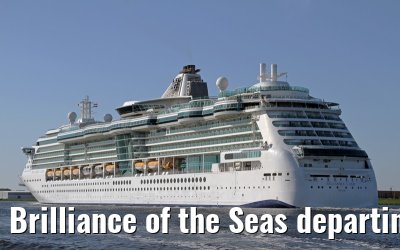 Brilliance of the Seas departing Amsterdam - May 26, 2012