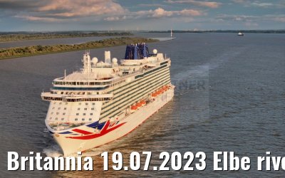 Britannia 19.07.2023 Elbe river