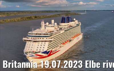 Britannia 19.07.2023 Elbe river