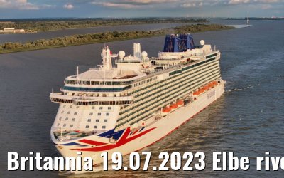 Britannia 19.07.2023 Elbe river