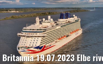 Britannia 19.07.2023 Elbe river