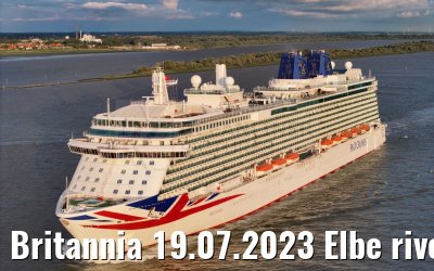 Britannia 19.07.2023 Elbe river